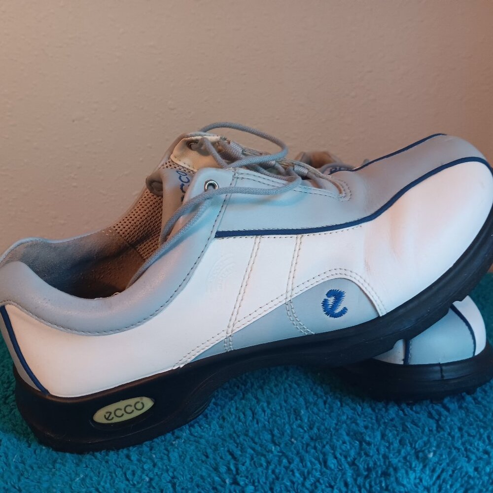 ECCO Biom Hybrid 2 Golf Shoes Leather Size 41 / 10-10.5 Anti-Bacterial